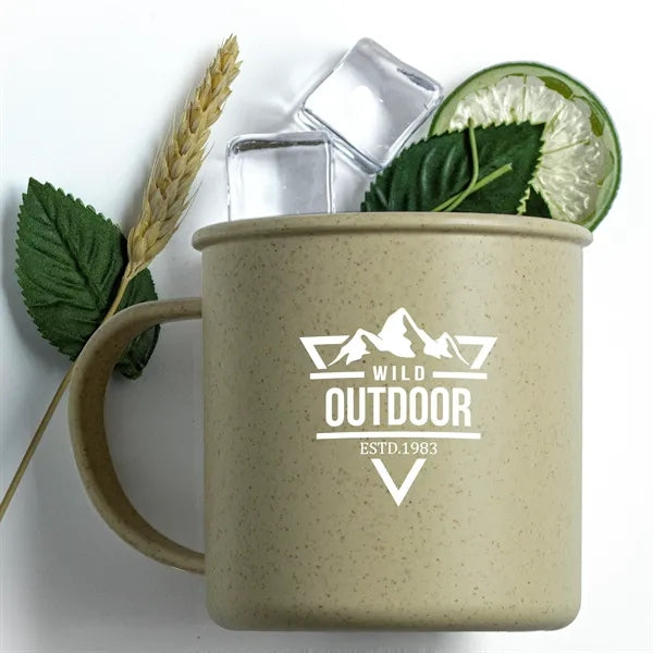 18 Oz Wheat Cup With Handle