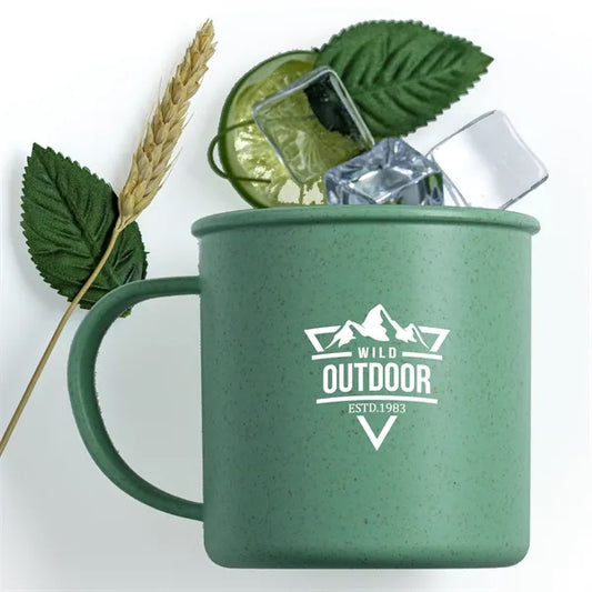 18 Oz Wheat Cup With Handle