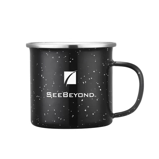 Wren Enamel Mug w/SS Rim - 16oz