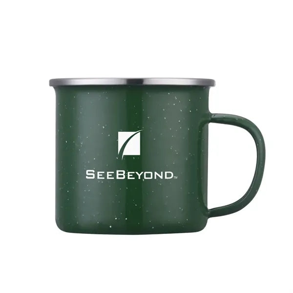 Wren Enamel Mug w/SS Rim - 16oz