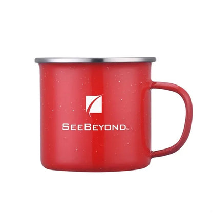Wren Enamel Mug w/SS Rim - 16oz