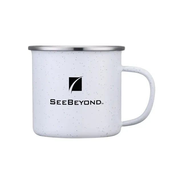 Wren Enamel Mug w/SS Rim - 16oz