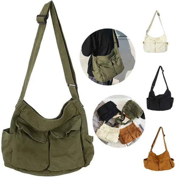 Canvas Messenger Bag