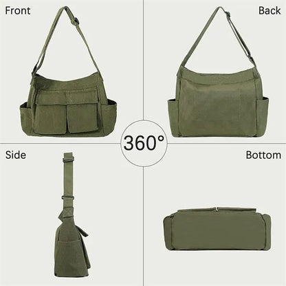 Canvas Messenger Bag