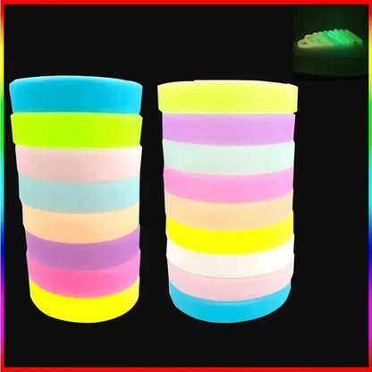 LED Silicon Bracelet Reflective Sport Light Up Wristband