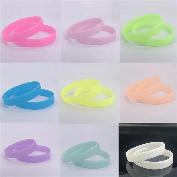 LED Silicon Bracelet Reflective Sport Light Up Wristband