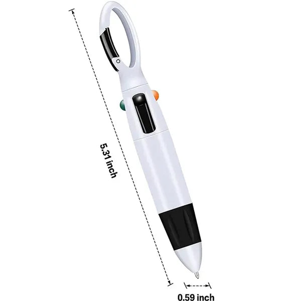 Retractable Shuttle 4-in-1 Multicolor Ballpoint Pens