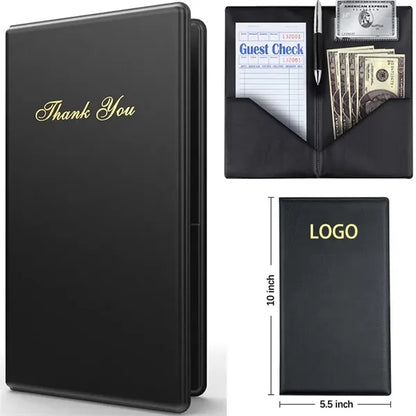 5.5" * 10" PU Leather Check Presenters