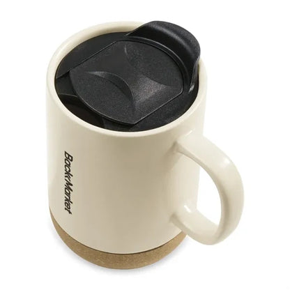 Valo Ceramic Lidded Mug - 14 Oz.