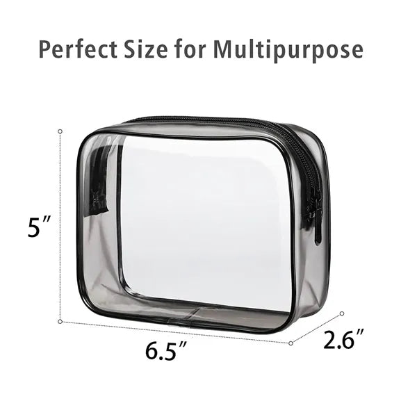 Clear Travel Cosmetic Bag for Women