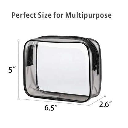 Clear Travel Cosmetic Bag for Women