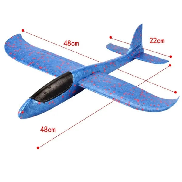 17.5" LED Throwing Foam Plane