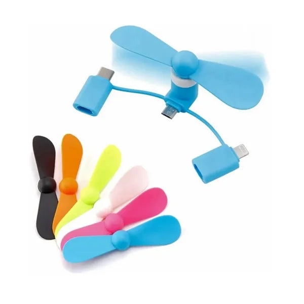 Mini  3-in-1 Mobile Phone Fans