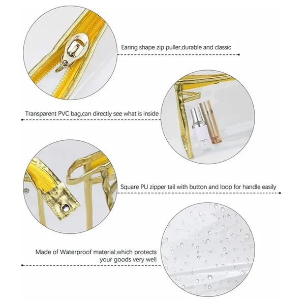 Clear Travel Bags for Toiletries