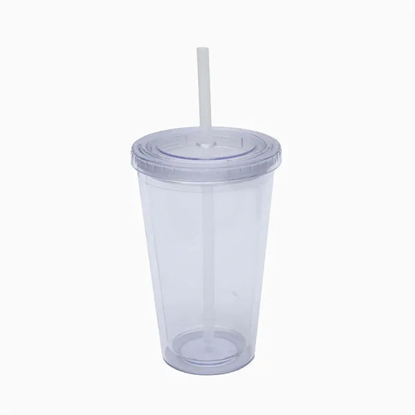 Tumbler with Straw and Lid