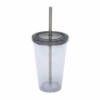 Tumbler with Straw and Lid