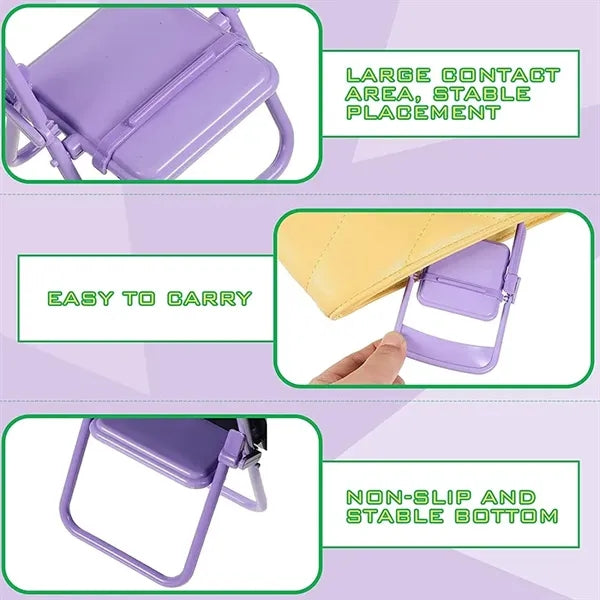 Folding Chair Cell Phone Stand