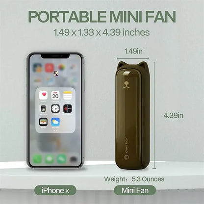 Hand held Mini Fan with Power Bank