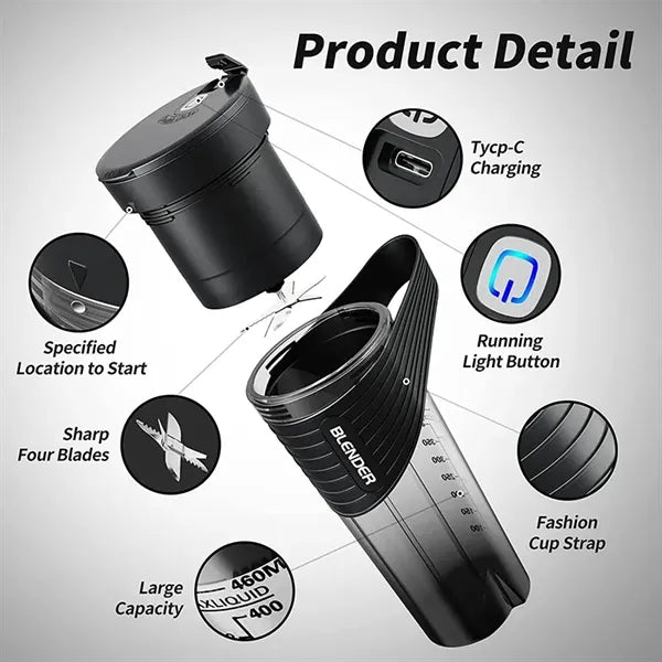 16 Oz Rechargeable Mini Blender