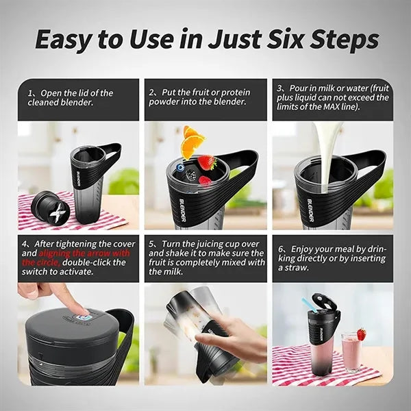 16 Oz Rechargeable Mini Blender