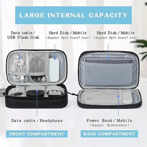Travel Cable Organizer Bag