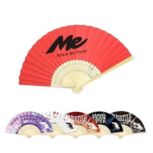 Folding Bamboo Hand Held Fan