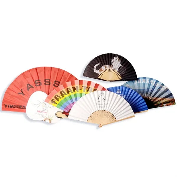 Folding Bamboo Hand Held Fan