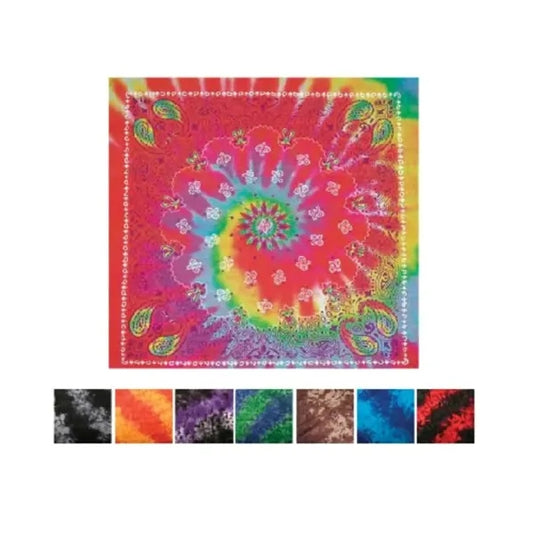 Imported Tie-Dye Bandanna