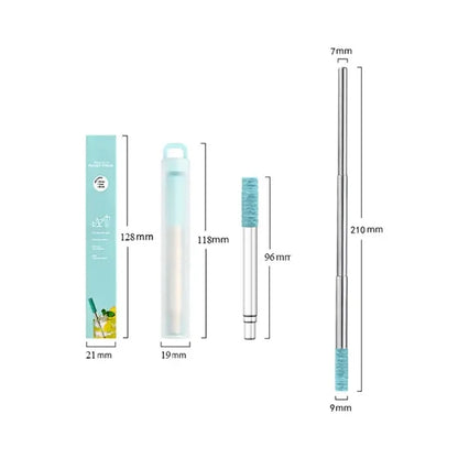 Collapsible Stainless Steel Telescopic Straw