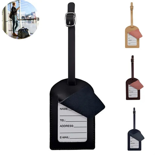 Genuine Leather Luggage Tag