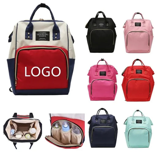 Multi-function Large Capacity Mummy Bag Diaper Backpack