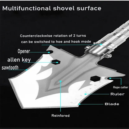 Outdoor Multifunctional Folding  Military Camping  Shovel