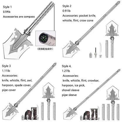 Outdoor Multifunctional Folding  Military Camping  Shovel