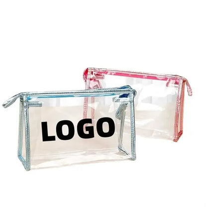 Clear PVC Waterproof Travel Makeup bags with Zipper