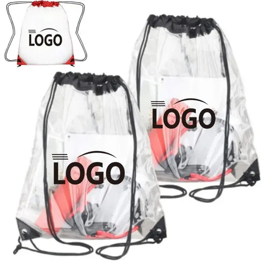 Everest Clear Drawstring Cinch Backpack