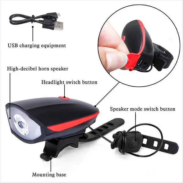 USB Rechargeable Bike Light