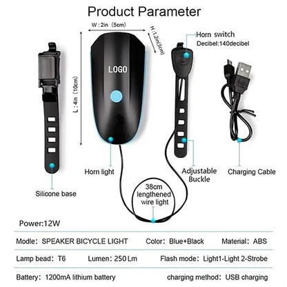 USB Rechargeable Bike Light