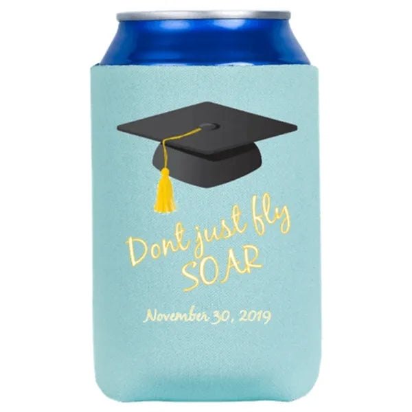 Custom Print Graduation Can Cooler