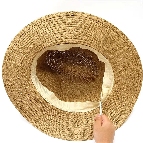Wide Brim Straw Panama Hat