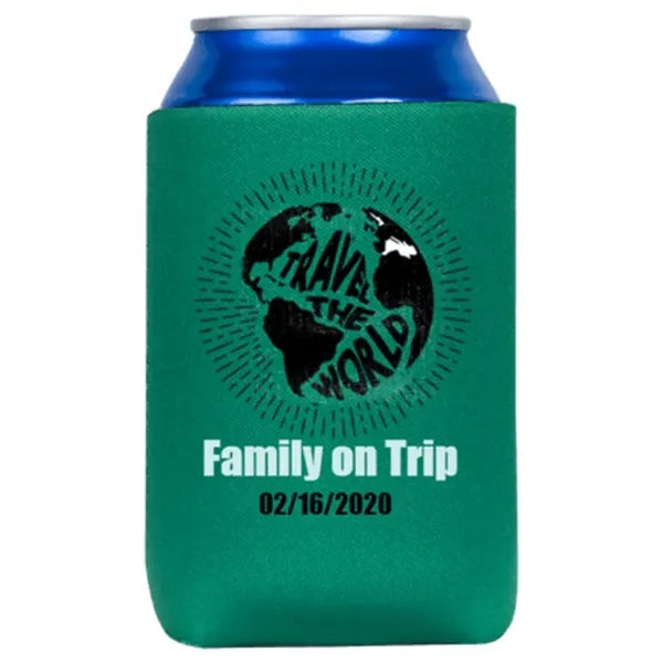 Custom Print Family Trip Can Coolers