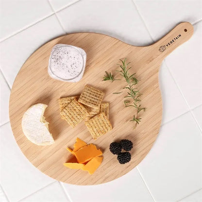 Bamboo Pizza Peel Charcuterie Board