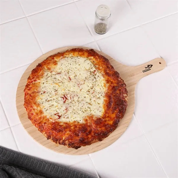 Bamboo Pizza Peel Charcuterie Board