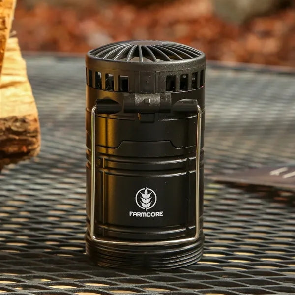 reNew Rechargeable Dual Camping Lantern Fan