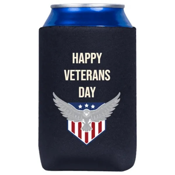 Custom Print Veterans Can Cooler