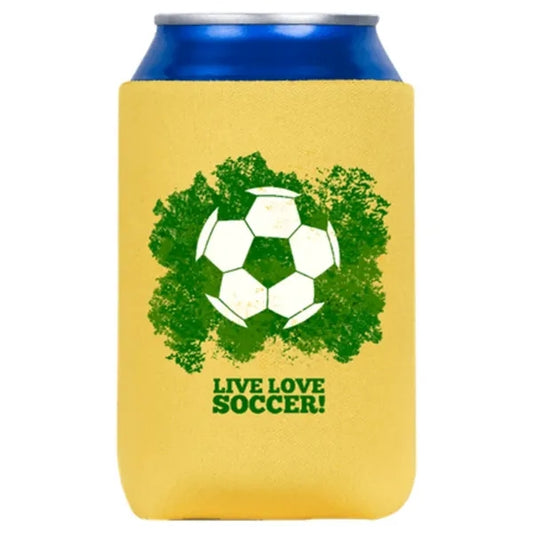 Custom Print Soccer Can Cooler-BB