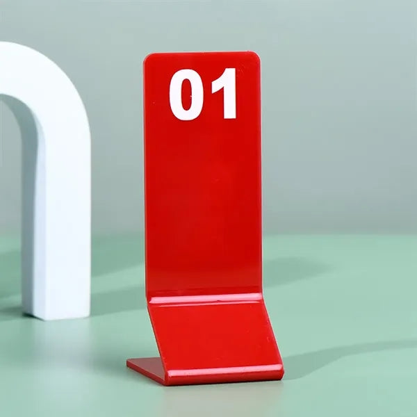 Acrylic Table Numbers
