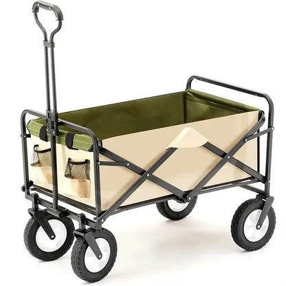 Outdoor Folding Utility Wagon Cart