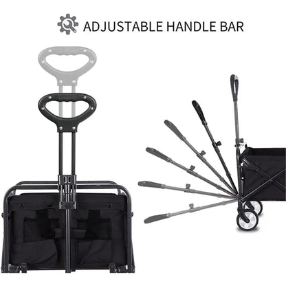 Outdoor Folding Utility Wagon Cart