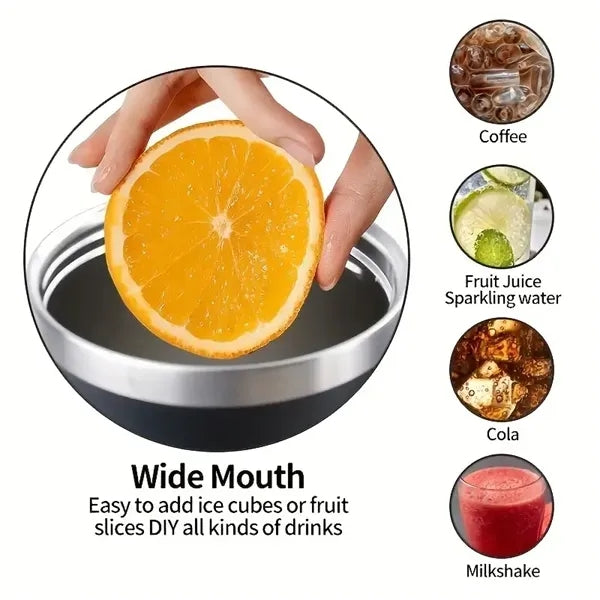 40oz White Cow Print Insulated Camping Tumbler