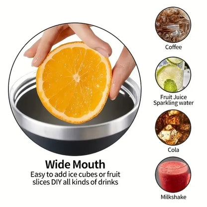 40oz White Cow Print Insulated Camping Tumbler